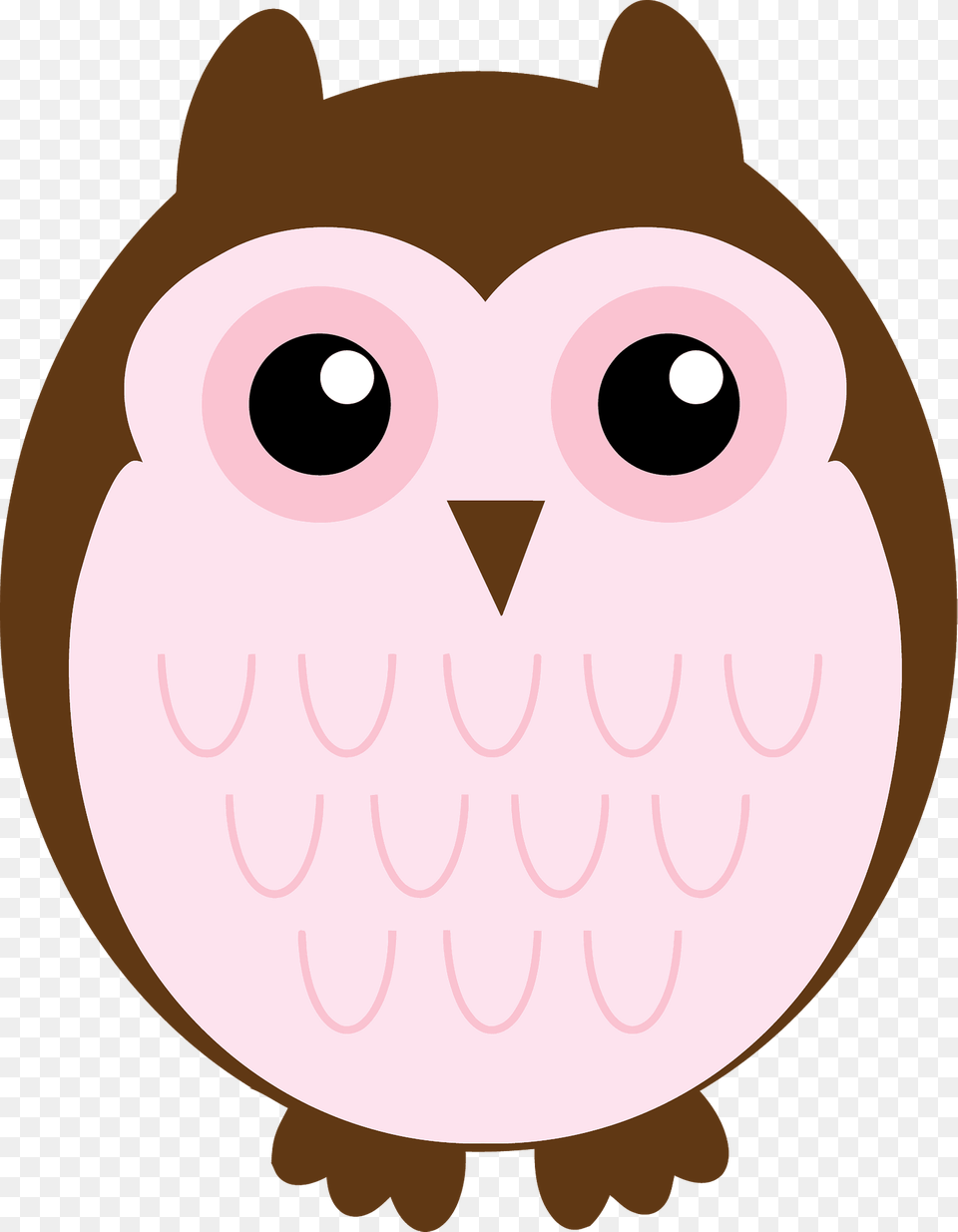 Brown And Pink Owl Mother Clipart, Nature, Outdoors, Snow, Snowman Free Png