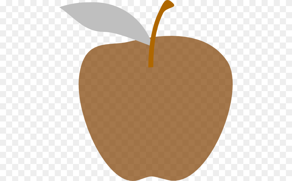 Brown Apple Svg Clip Arts 570 X 596 Px, Food, Fruit, Plant, Produce Free Png Download
