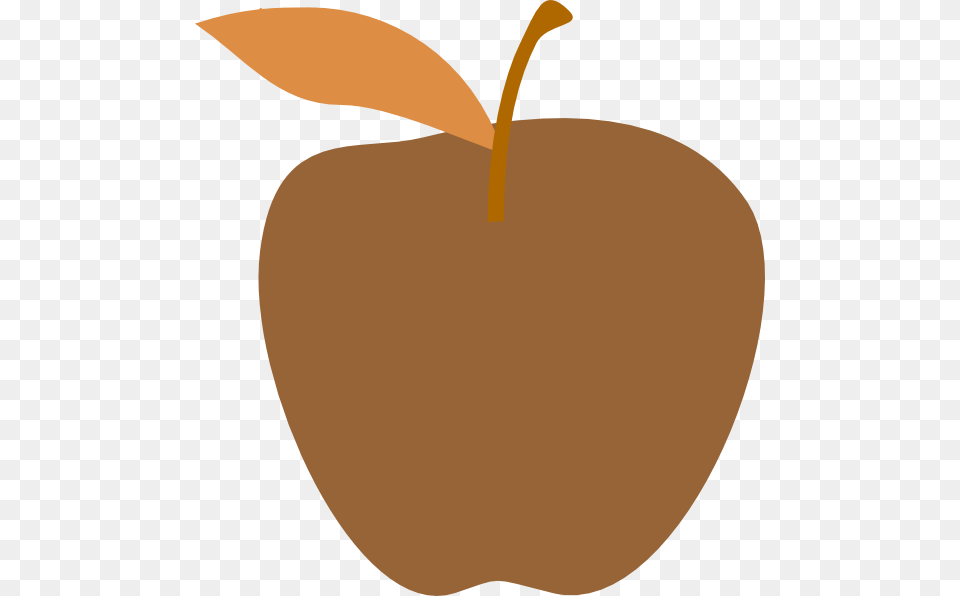 Brown Apple Tan Leaf Clip Art, Food, Fruit, Plant, Produce Free Png Download