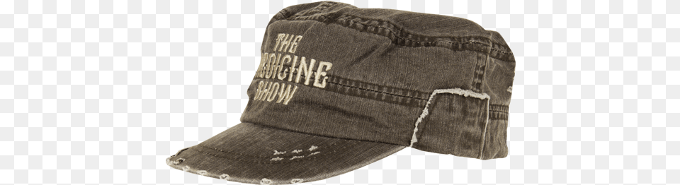 Brown Army Cap The Medicine Show For Baseball, Baseball Cap, Clothing, Hat Free Png