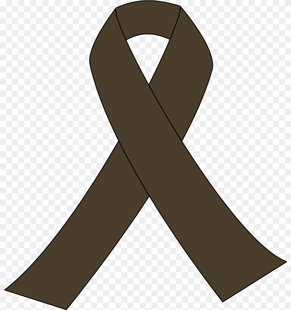Brown Awareness Ribbon Svg Clip Cancer Awareness Ribbon Svg Free Png