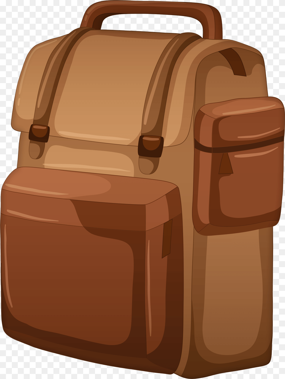 Brown Backpack Clip Art, Bag, Briefcase Png Image