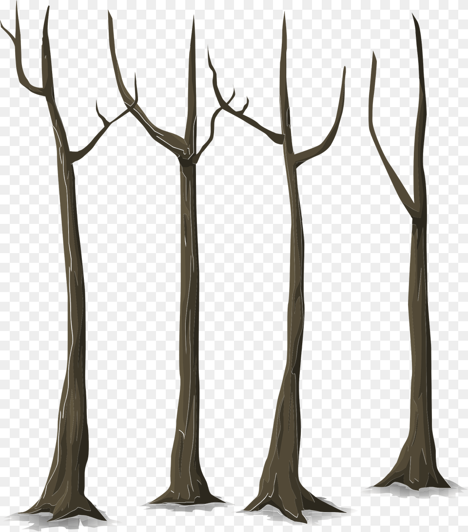 Brown Bare Tree Clipart, Outdoors, Land, Nature, Plant Free Png Download