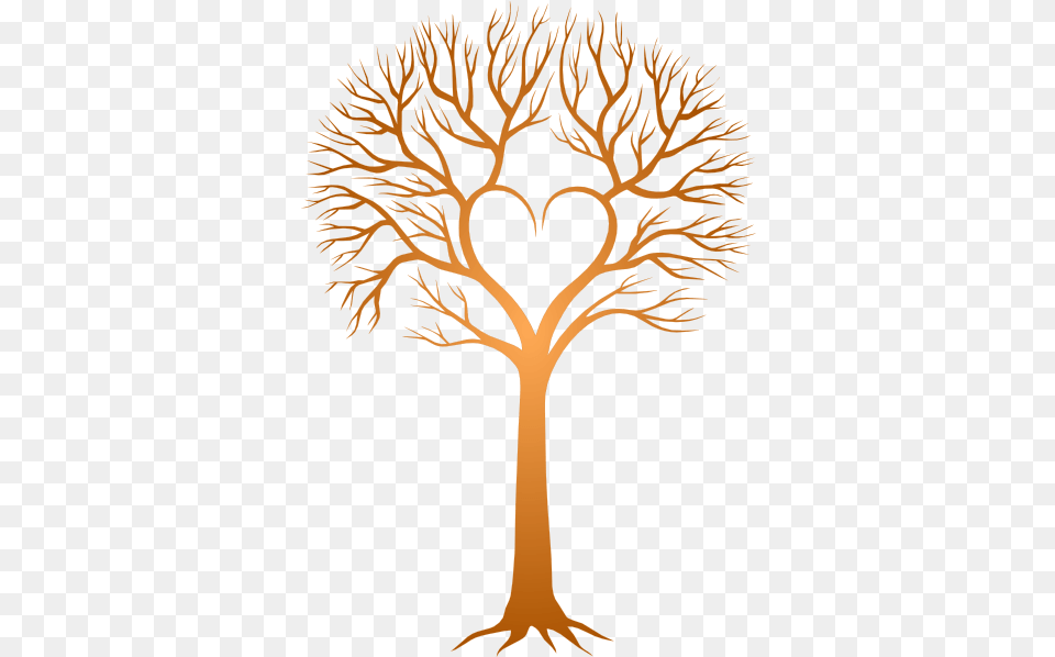 Brown Bare Tree Clipart Family Tree Silhouette, Plant, Person Free Png Download