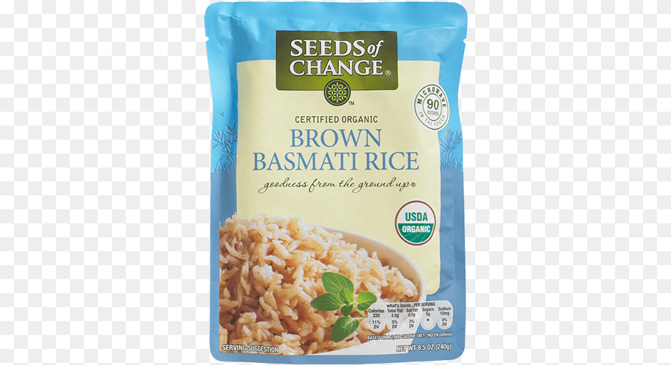 Brown Basmati Rice Seeds Of Change Brown Basmati Rice, Food, Produce, Grain, Brown Rice Png