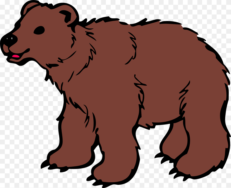 Brown Bear Clipart, Animal, Brown Bear, Mammal, Wildlife Free Transparent Png
