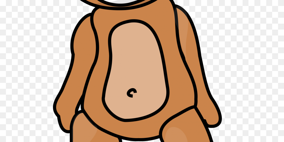 Brown Bear Clipart Standing, Bag, Baby, Person, Backpack Png Image