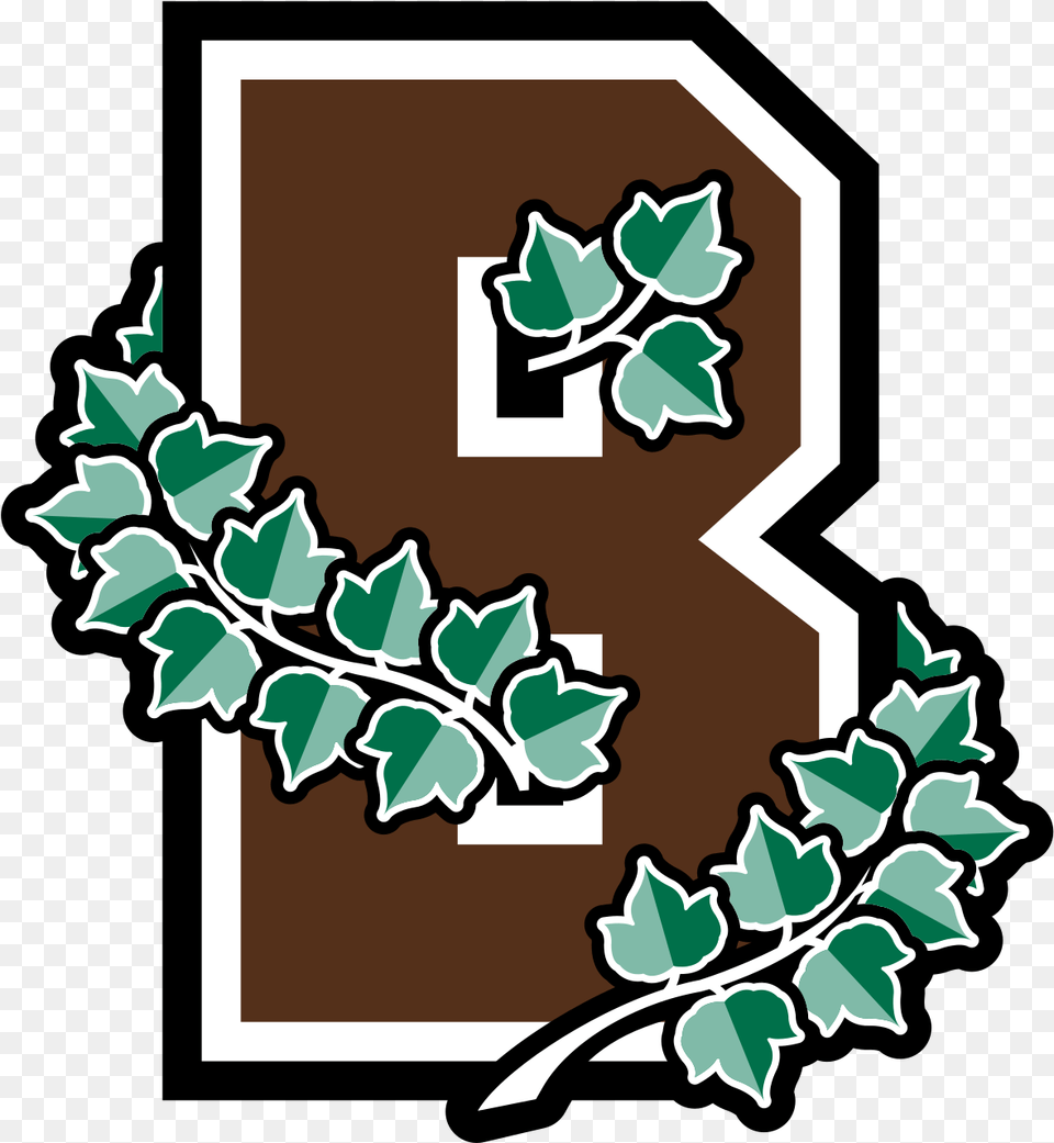 Brown Bears Brown University Football Logo, Leaf, Plant, Number, Symbol Free Transparent Png