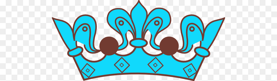 Brown Blue Crown Clip Art, Accessories, Jewelry Png Image