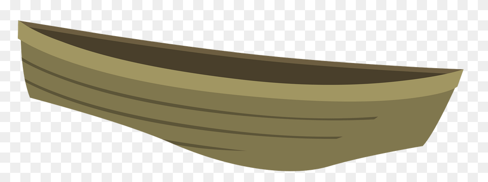 Brown Boat Clipart, Transportation, Vehicle, Rowboat Png Image