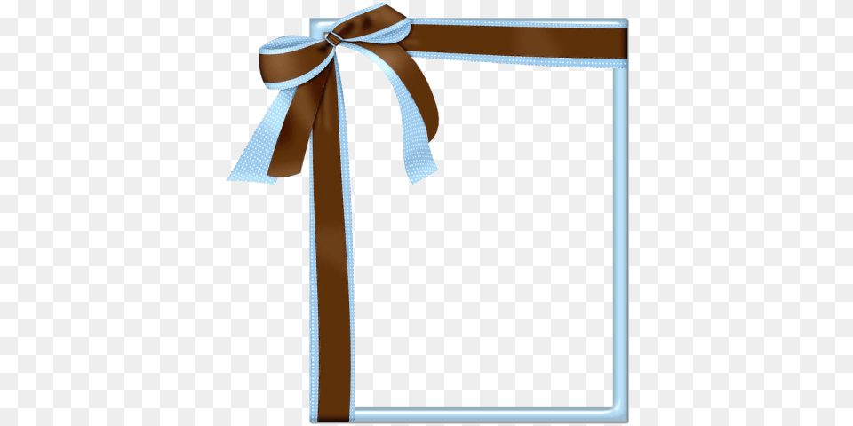 Brown Border Frame Images Blue Frame With Ribbon, Clothing, Shirt Free Transparent Png