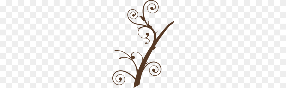 Brown Branch Leaves Clip Art, Floral Design, Graphics, Pattern, Person Png Image