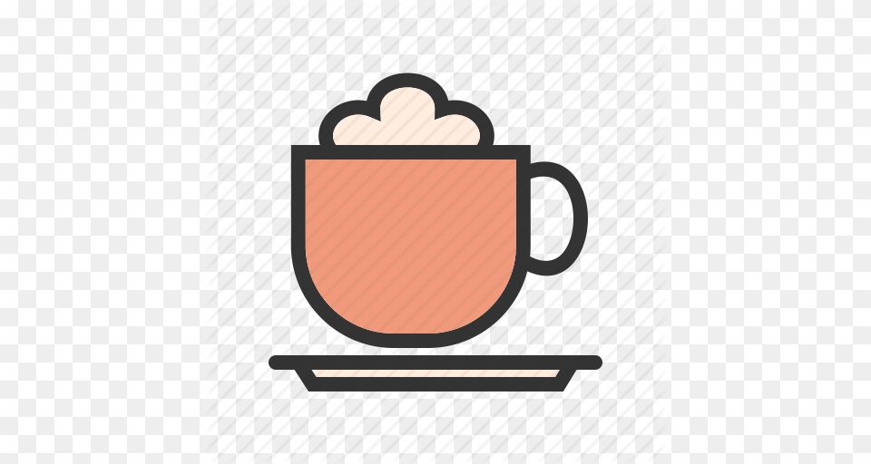 Brown Cafe Cappucino Coffee Cup Espresso Latte Icon, Beverage, Coffee Cup Free Transparent Png
