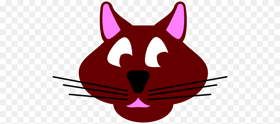 Brown Cartoon Cat Face Clip Art For Web, Snout, Animal, Fish, Sea Life Free Transparent Png