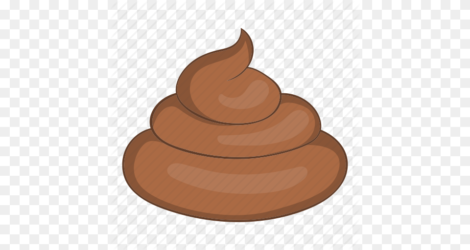 Brown Cartoon Dung Excrement Shit Smell Turd Icon, Cream, Dessert, Food, Icing Free Png Download