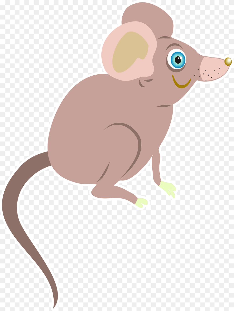 Brown Cartoon Mouse Clipart, Animal, Mammal, Bear, Wildlife Png