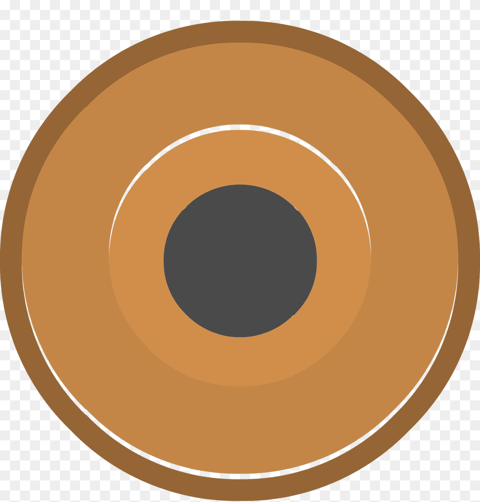 Brown Circle Dark Center Clipart, Hole, Disk Free Png