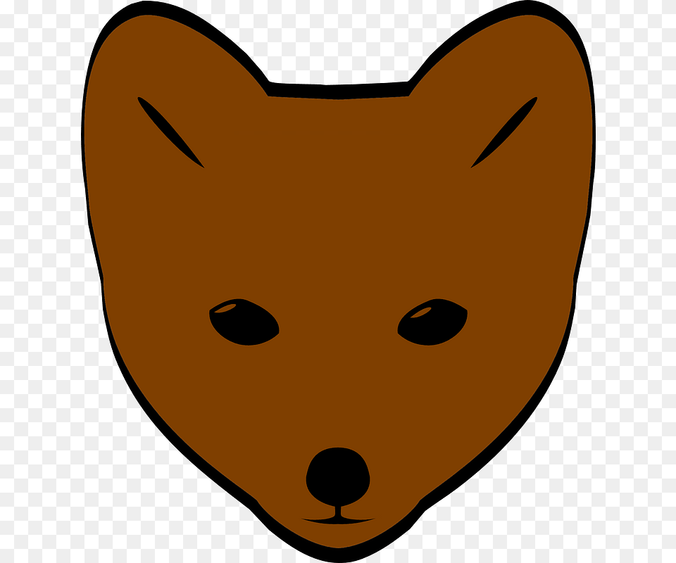 Brown Clip Art Panda Fox Animated, Animal, Mammal, Wildlife, Canine Free Png Download