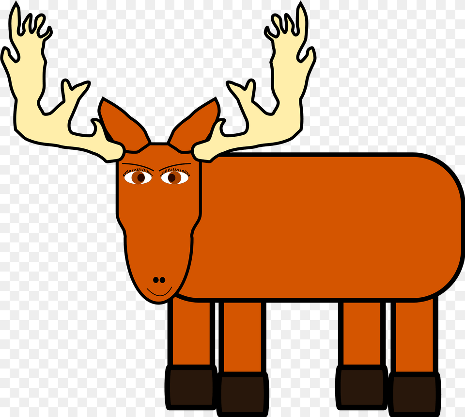 Brown Clipart, Animal, Deer, Mammal, Wildlife Png