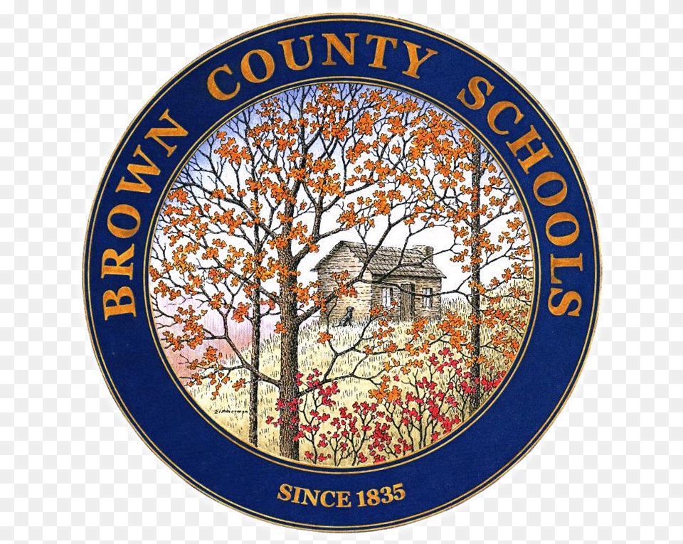 Brown County Schools Logo, Badge, Symbol, Architecture, Building Png Image