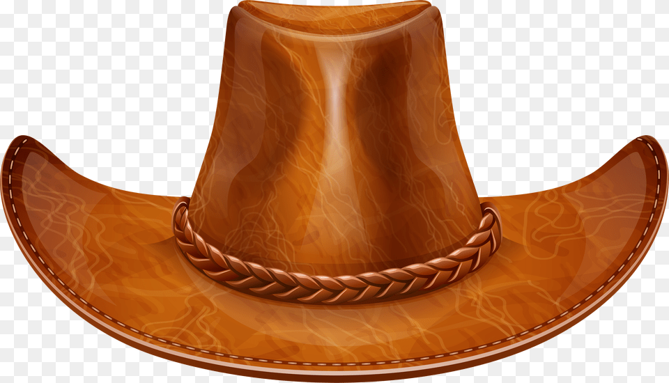 Brown Cow Boy Hat Clipart In Clip Art Hats, Clothing, Cowboy Hat, Smoke Pipe Png Image