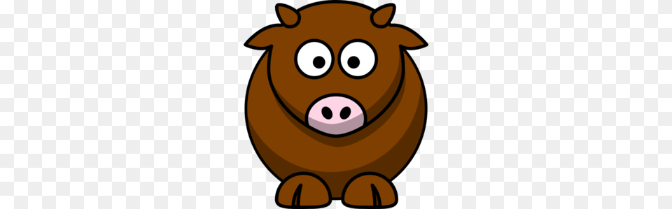 Brown Cow Clip Art, Snout, Animal, Bear, Mammal Png Image