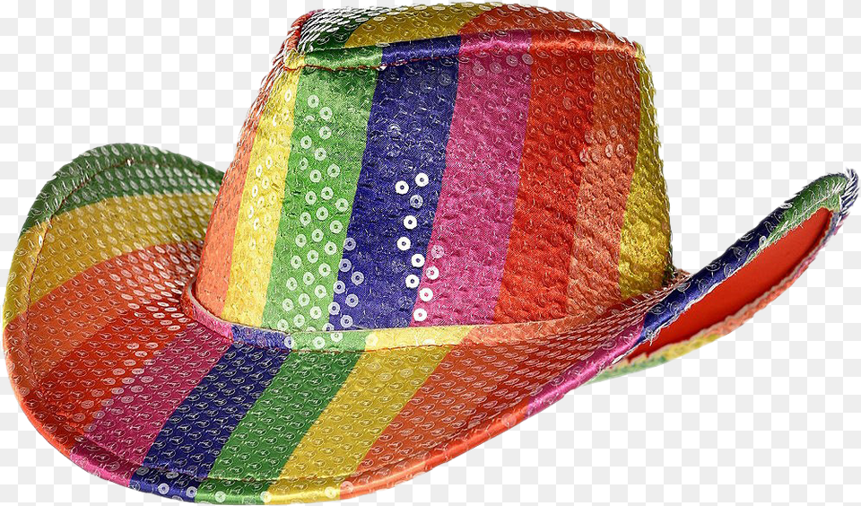 Brown Cowboy Hat Transparent File Rainbow Colored Cowboy Hat, Clothing, Accessories, Cowboy Hat, Formal Wear Png Image