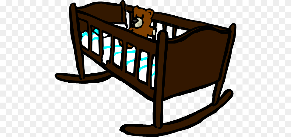 Brown Crib Clip Art, Furniture, Infant Bed, Bed, Cradle Free Transparent Png