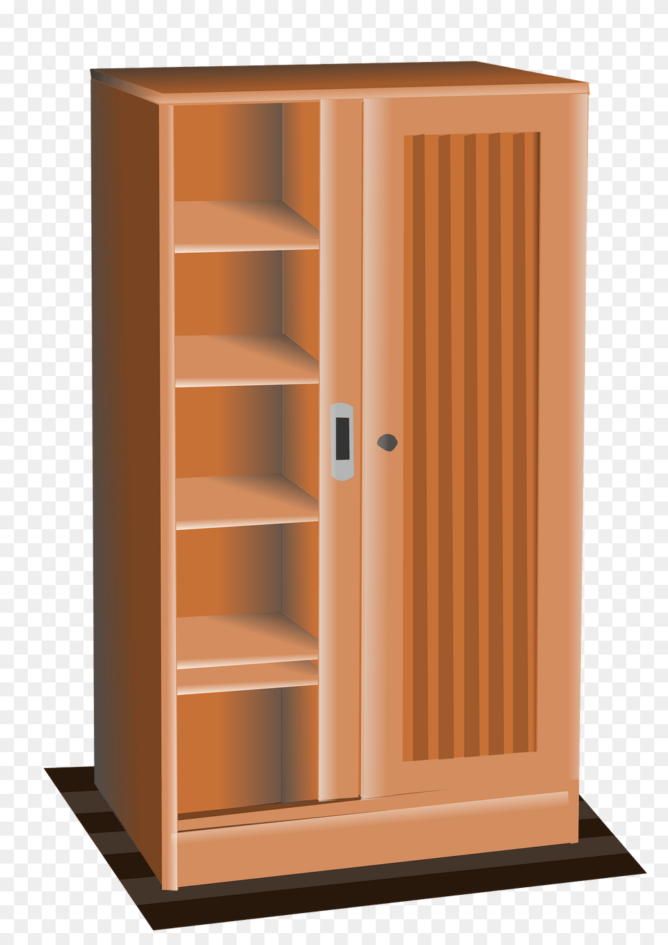 Brown Cupboard Clipart, Closet, Furniture, Cabinet, Mailbox Free Png