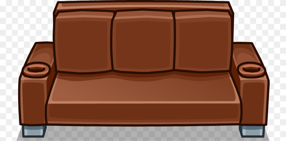 Brown Designer Couch In Game Loveseat, Chair, Furniture, Armchair Free Png Download