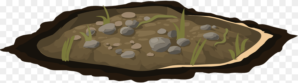 Brown Dirt Patch Clipart, Land, Nature, Outdoors, Soil Free Png