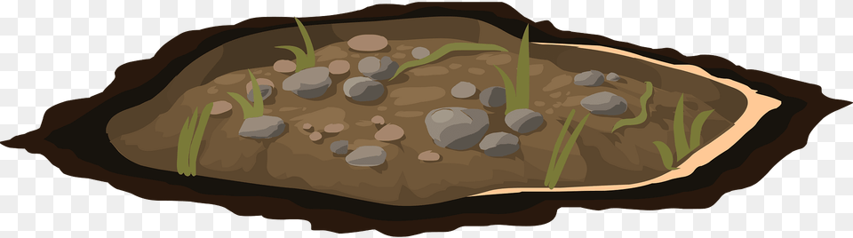 Brown Dirt Patch Clipart, Land, Nature, Outdoors, Soil Png