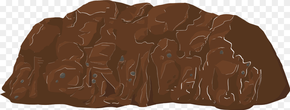 Brown Dirt Pile Clipart, Rock, Cliff, Nature, Outdoors Png Image