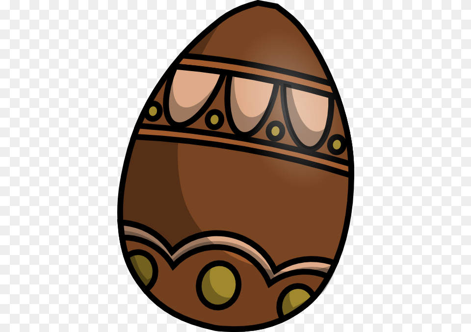 Brown Egg Clipart Huevos De Pascua, Easter Egg, Food, Clothing, Hardhat Free Png Download