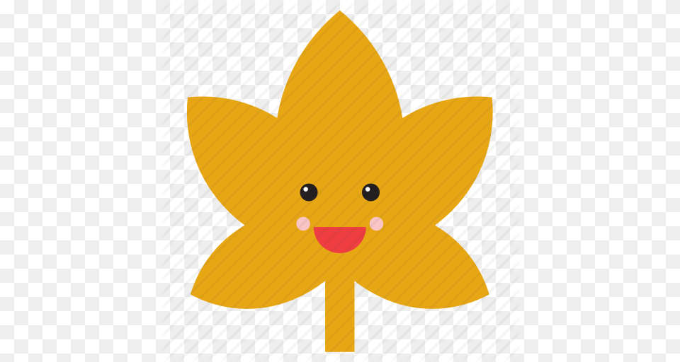 Brown Emoji Emoticon Face Leaf Nature Smiley Icon, Daffodil, Flower, Plant, Outdoors Free Png