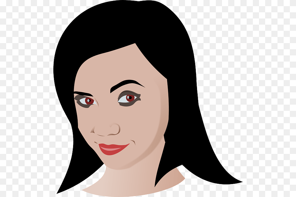 Brown Eyes Girl Clipart, Adult, Face, Female, Head Free Png