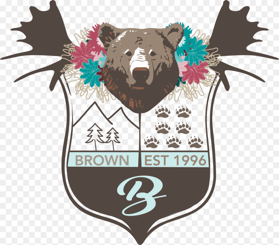 Brown Family Crest Looke Family Crest, Animal, Bear, Mammal, Wildlife Png Image