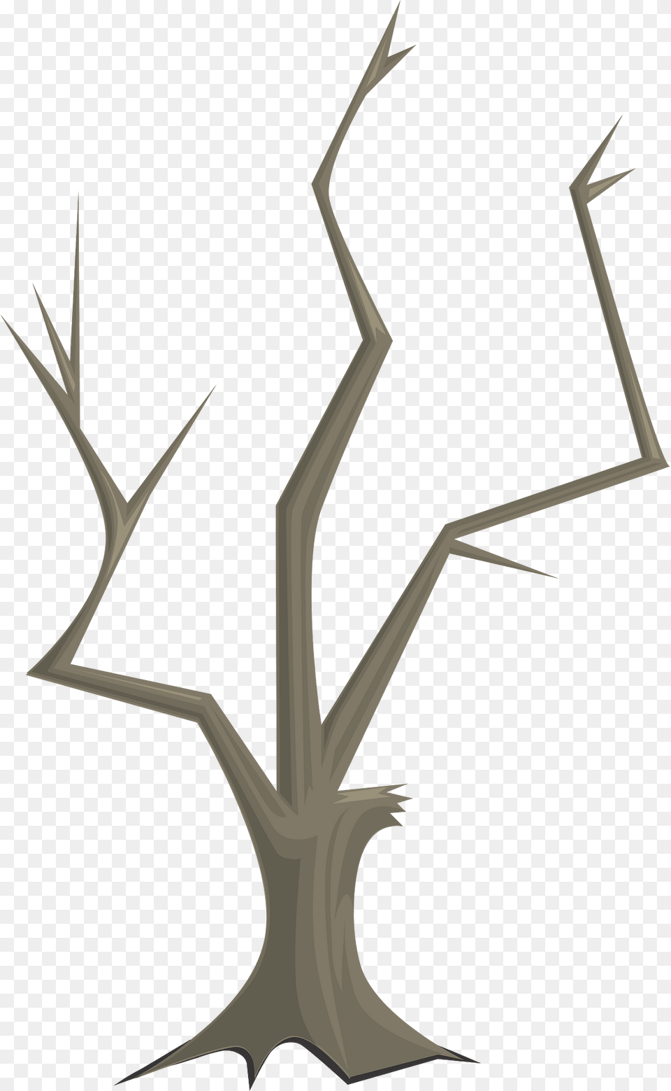 Brown Fantasy Gear Tree Clipart, Antler, Grass, Plant, Mammal Free Transparent Png