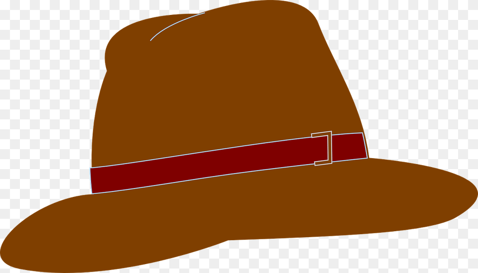 Brown Fedora Clipart, Clothing, Hat, Cowboy Hat Free Png Download