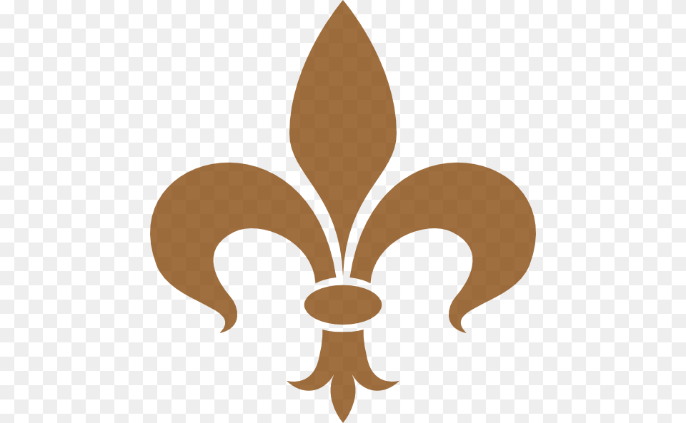 Brown Fleur De Lis Svg Clip Arts Flor De Lis, Symbol, Smoke Pipe Png Image