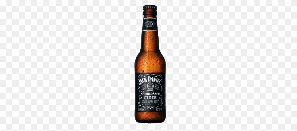 Brown Formans Jack Daniels Tennessee Cider, Alcohol, Beer, Beer Bottle, Beverage Png Image