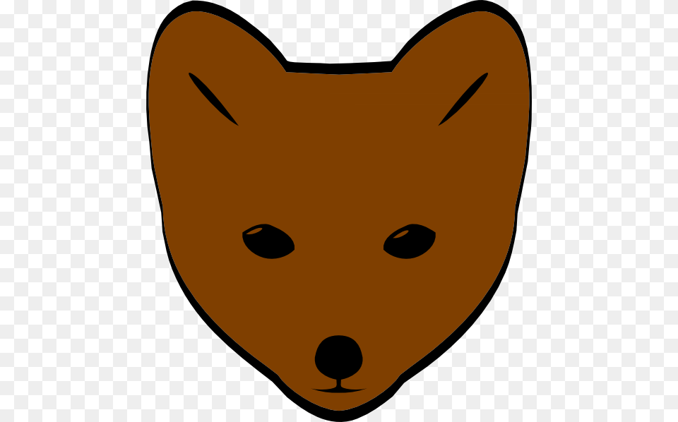 Brown Fox Face Clip Art, Animal, Mammal, Wildlife, Canine Free Png Download