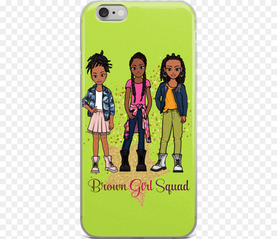 Brown Girl Squad Iphone Case Iphone, Book, Publication, Comics, Skirt Free Transparent Png