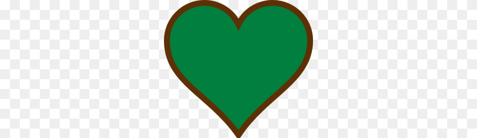 Brown Green Heart Clip Art Free Png Download
