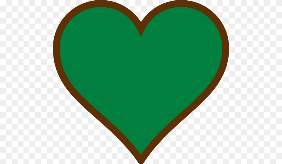 Brown Green Heart Svg Clip Arts Brown And Green Heart Png