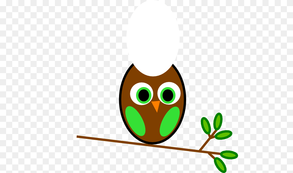 Brown Green Owl Clip Art, Leaf, Plant, Food, Fruit Png Image