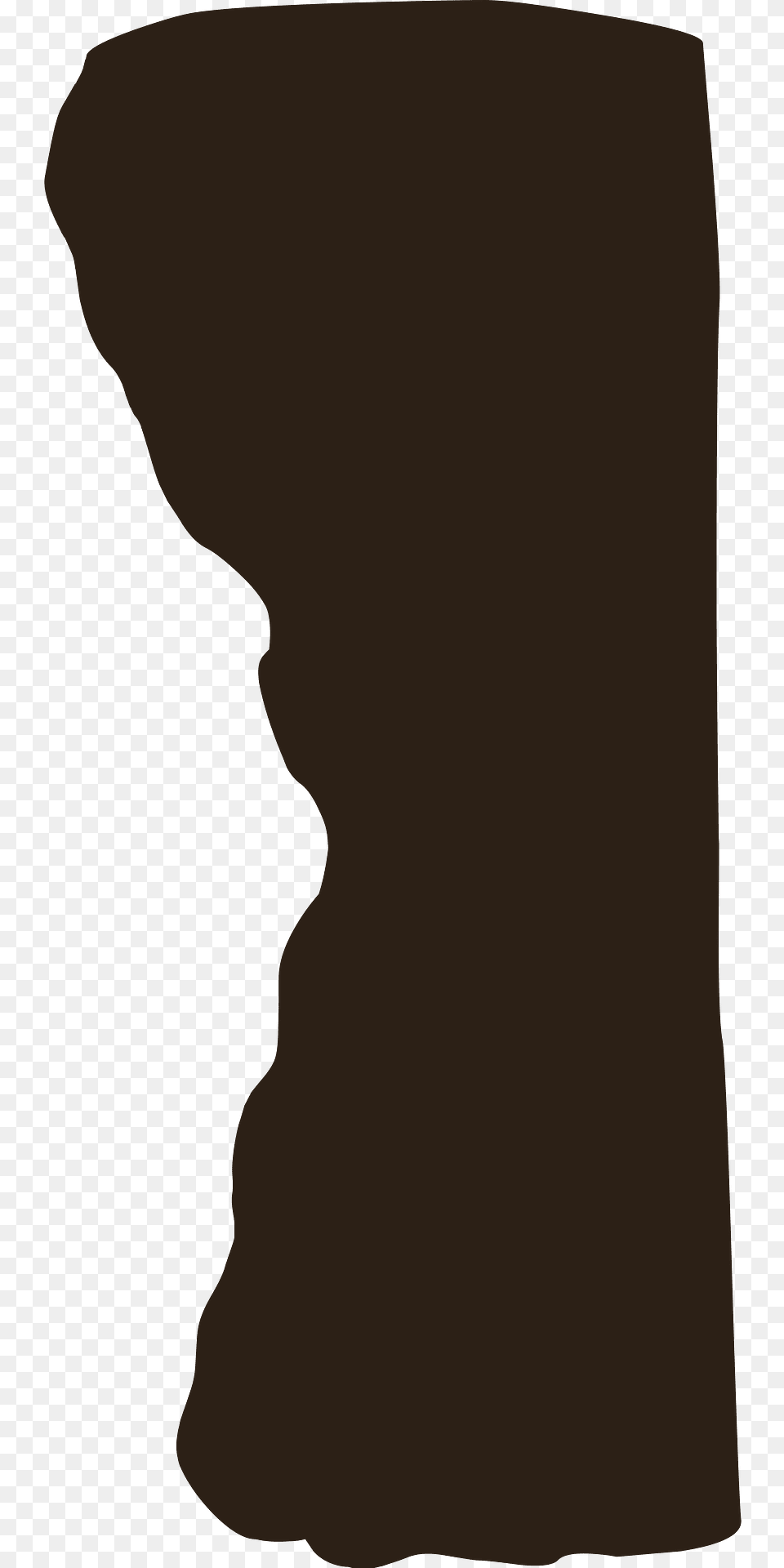 Brown Ground Crosssection Underground Pillar Clipart, Silhouette, Person, Outdoors, Nature Free Png