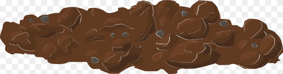 Brown Ground Crosssection Underside Short Clipart, Rock Png Image