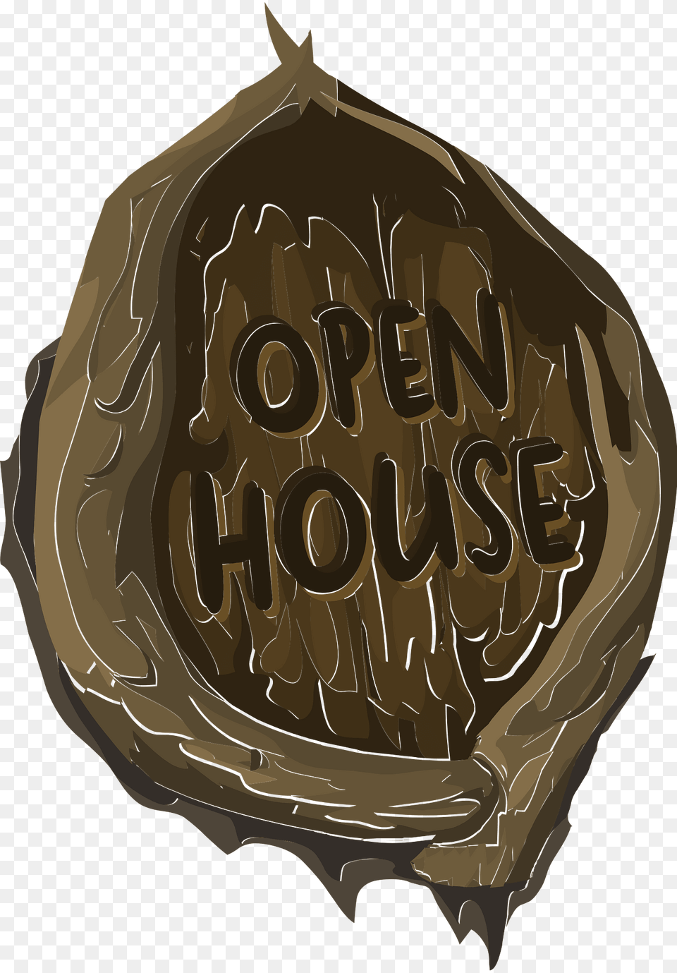 Brown Ground Heights Openhouse Sign Clipart, Ammunition, Grenade, Weapon, Bag Png
