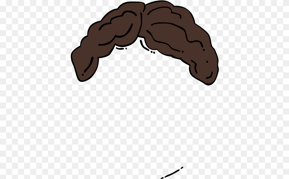 Brown Hair Wig Clip Art Sad Man Face Clipart, Head, Person, Body Part, Hand Png Image